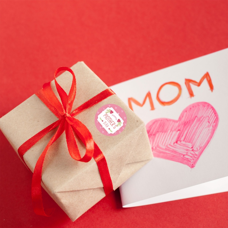 Miếng Dán Tự Dính Họa Tiết Hoa Cho Ngày Của Mẹ