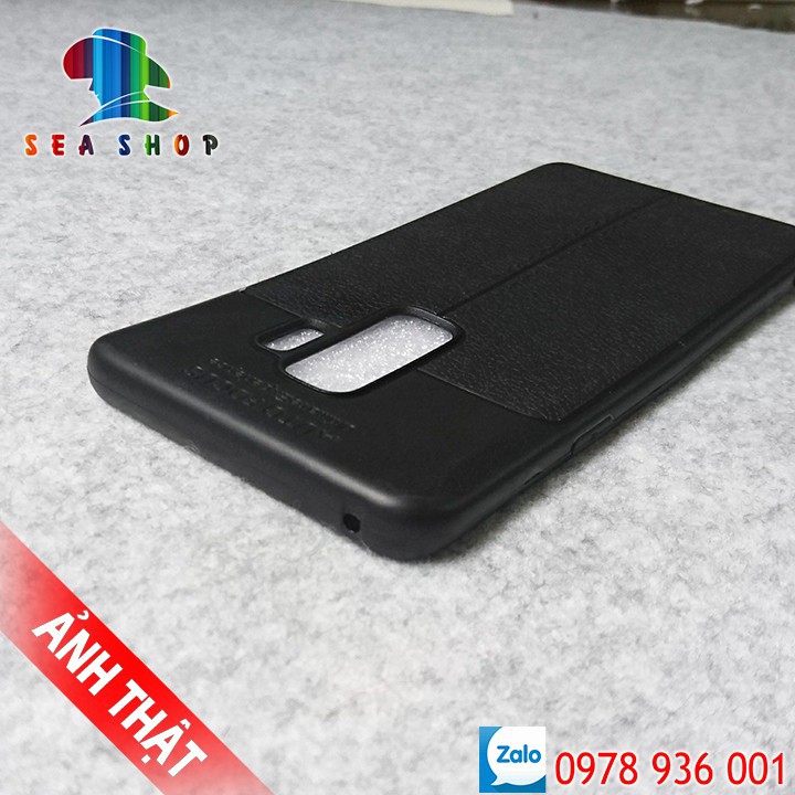 Ốp lưng Samsung Galaxy S9 Plus vân da loại A