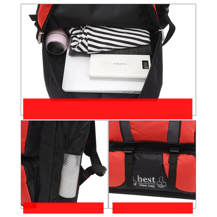 [MỞ RỘNG ĐÁY] Ba Lô hành trang 56L Quân Đội Vải Oxford Ngoài Trời 2022, Balo Leo Núi Thể Thao Du Lịch dã ngoại Cắm Trại