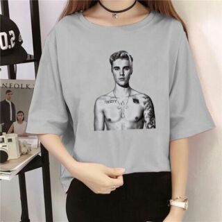 Áo thun Justin Bieber tay lở