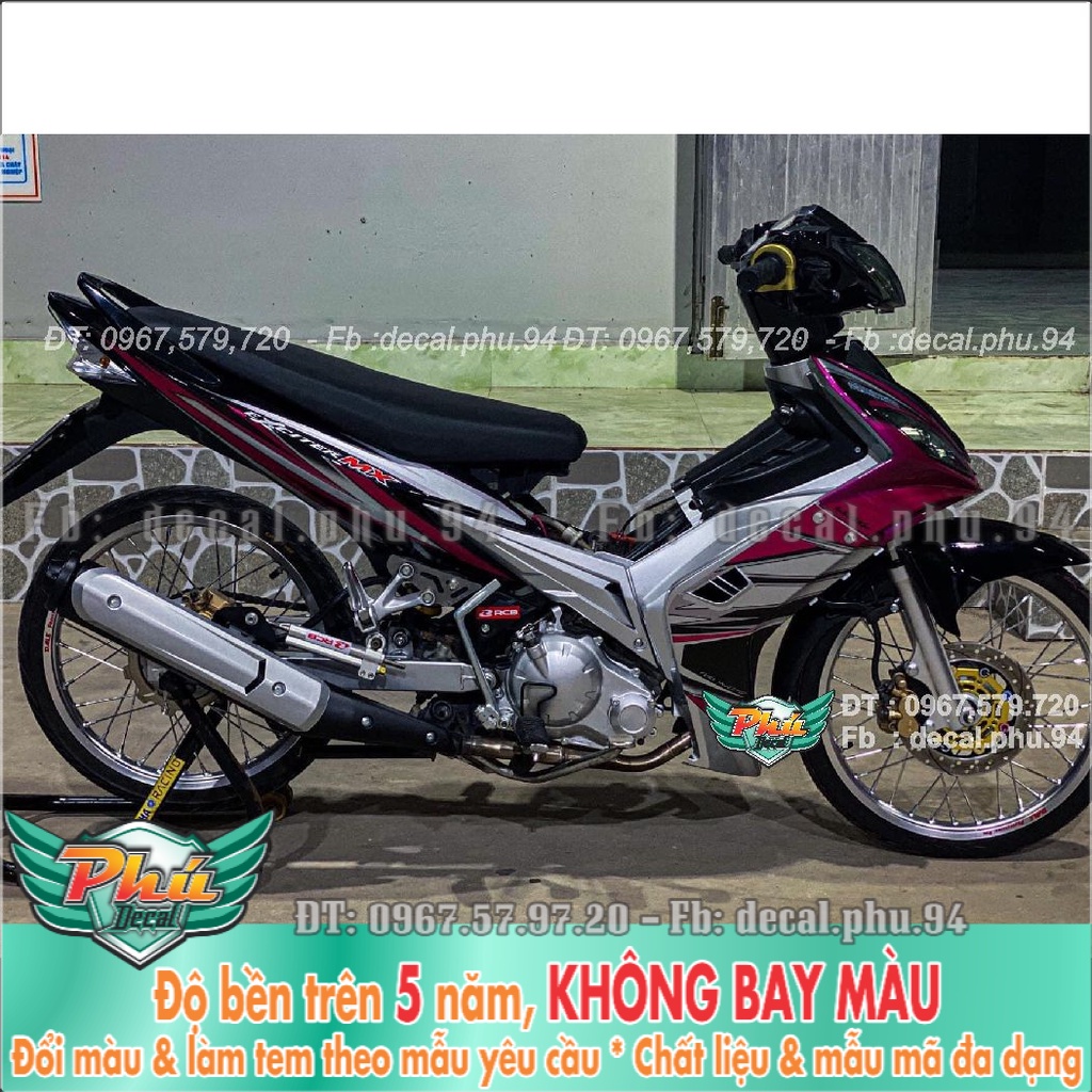 Tem Rời Exciter 2010 Bạc hồng (K) -1