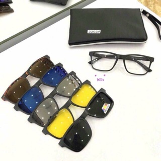 Kính mát combo 5 tròng - 5in1 siêu tiện lợi