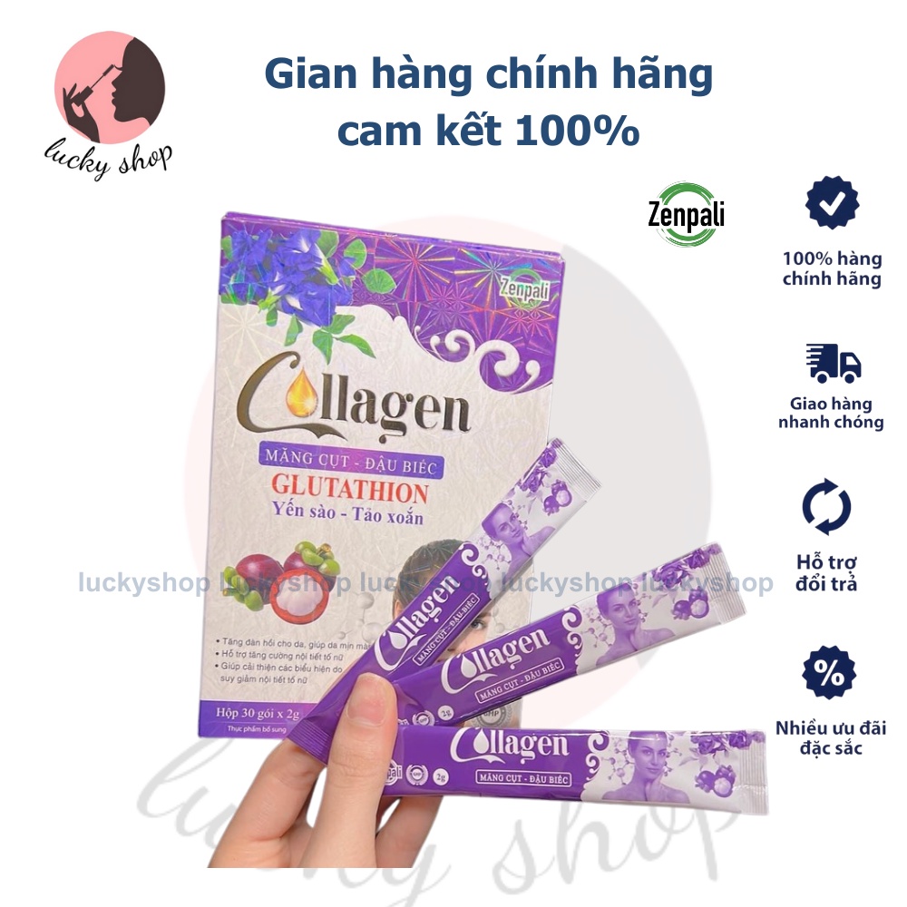 Collagen mặng cụt đậu biếc Zenpali [ Hàng Chính Hãng ]