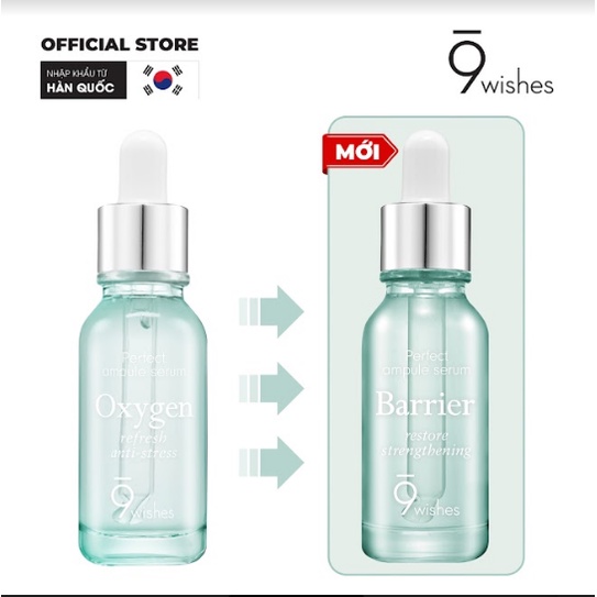 Tinh chất trẻ hóa da 9 Wishes Extreme Oxygen Ampule Serum