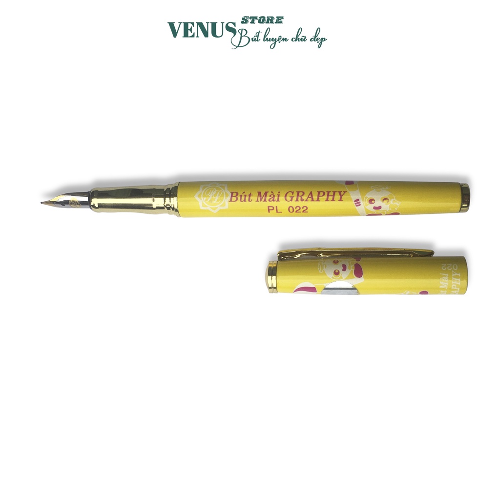 Bút Mài Thủ Công Graphy PL022_ Ngòi Êm Trơn, Ngòi Mài Thanh Đậm, Bút Máy, Luyện Chữ Đẹp, Dành Cho Học Sinh Lớp 1