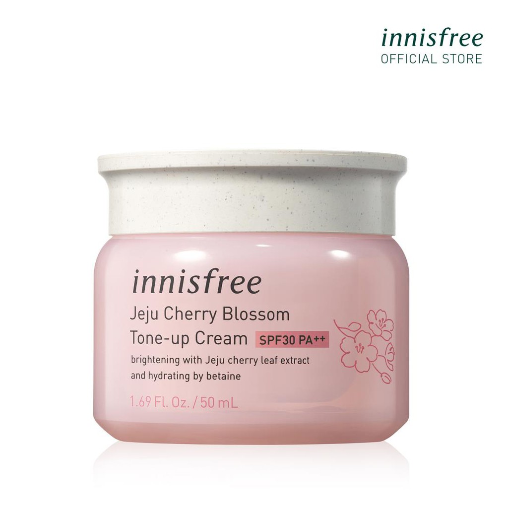  Kem nâng tông chống nắng innisfree Jeju Cherry Blossom Tone up Cream SPF30 PA++ 50ml
