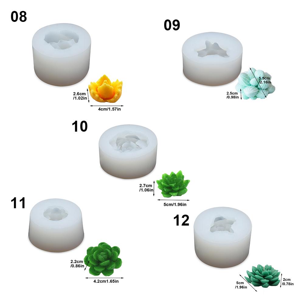 Khuôn Làm Nến Hình Cây Xương Rồng 3D Trang Trí Nhà Cửa DIY|Khuôn Làm Đồ Trang Sức Bằng Nhựa Resin