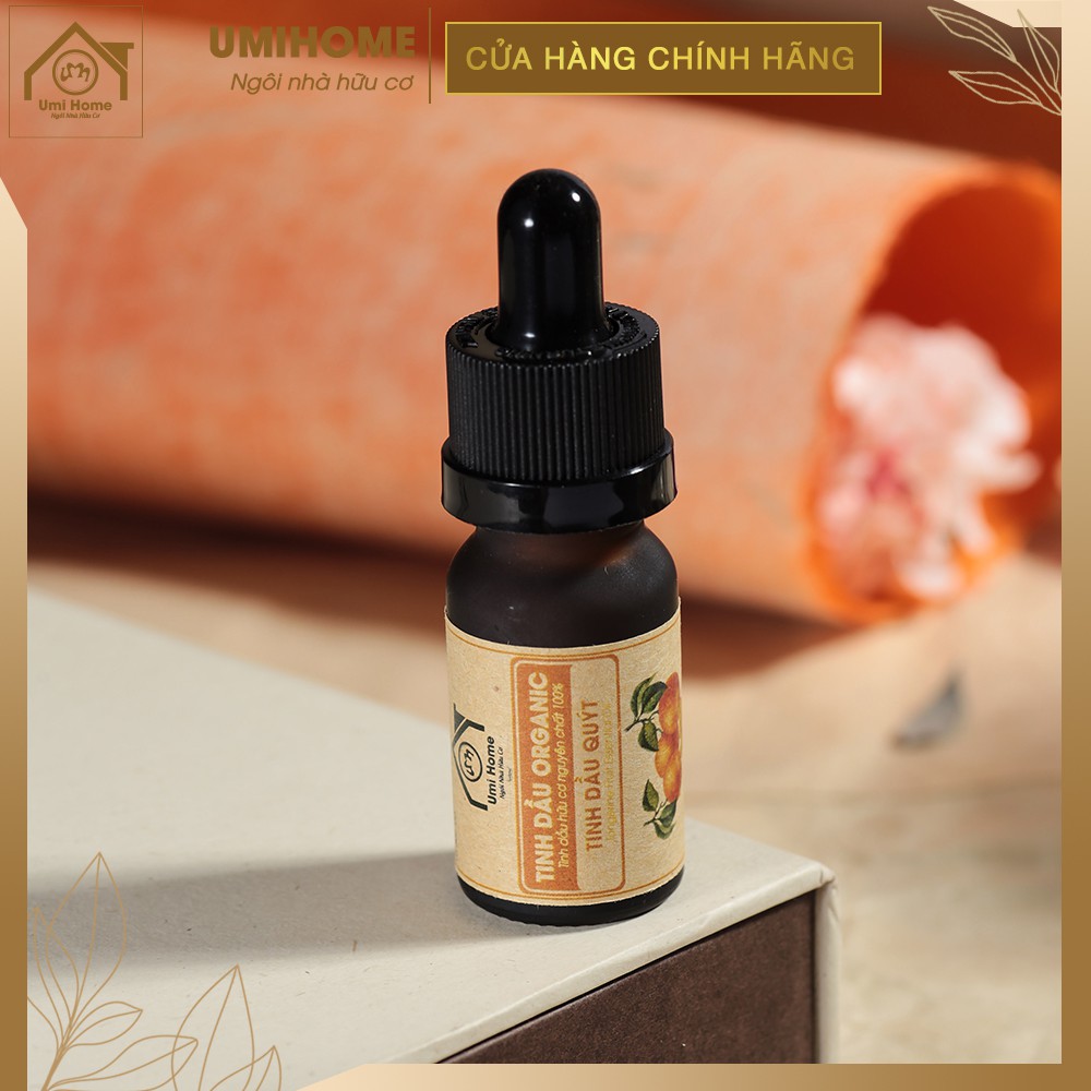 Tinh dầu Quýt hữu cơ UMIHOME 10ml nguyên chất