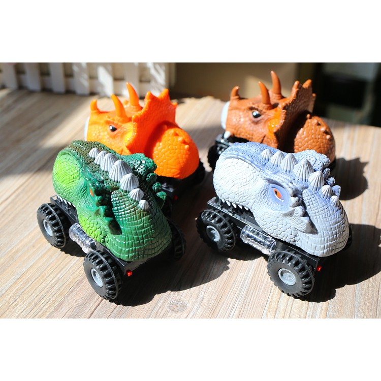 Ô Tô Đầu Khủng Long Elvil - Chạy Pin Phát Tiếng Kêu Cho Bé