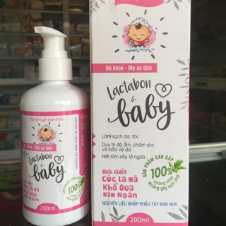 Sữa tắm gội cho bé Lactabon Baby
