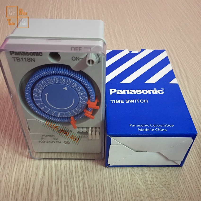 Rơ le thời gian thực - đồng hồ hẹn giờ - Timer hẹn giờ Panasonic TB118N TB118