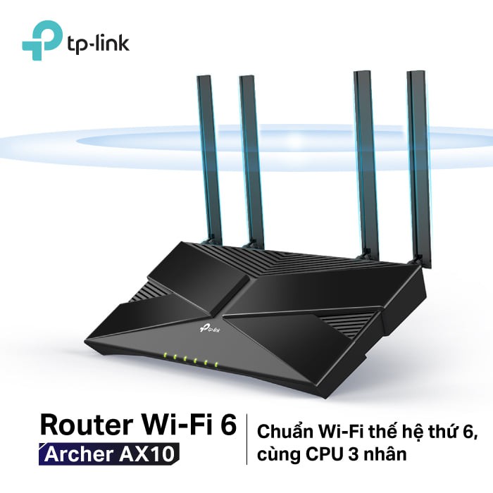 Bộ Phát Wifi 6 Băng Tần Kép AX1500 TP-Link Archer AX10 - Hàng Chính Hãng | BigBuy360 - bigbuy360.vn