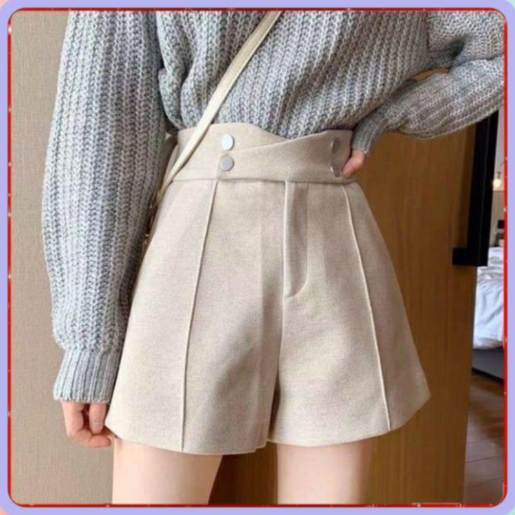 Quần Short Nữ 4 cúc Quần sooc đùi nữ chất Vitex hàn dày dặn mềm mịn mát cực trẻ trung và sành điệu  ( Hàng Cao Cấp ) | BigBuy360 - bigbuy360.vn