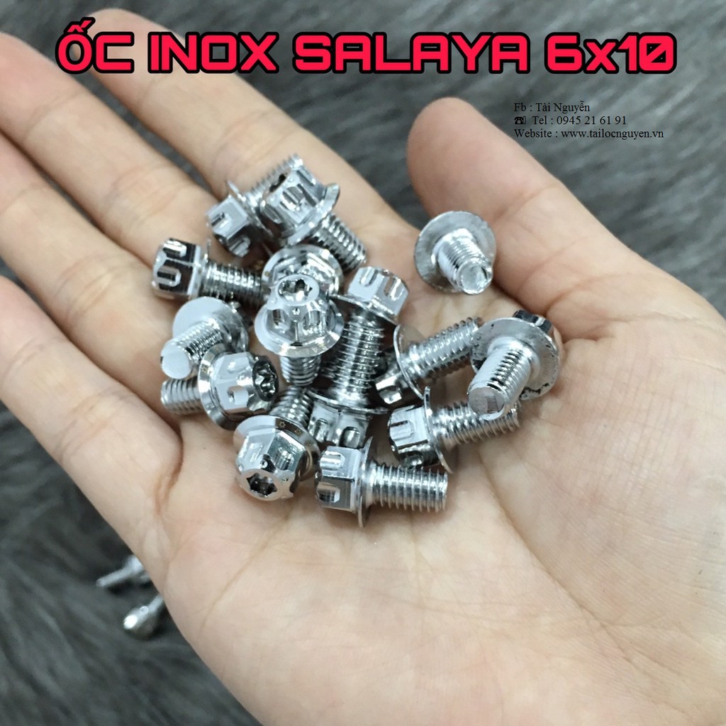 ỐC INOX SALAYA SIZE 5li - 6li - 8li
