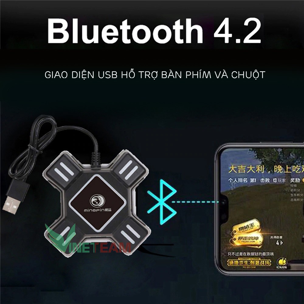 Bộ chuyển đổi bàn phím và chuột chơi game PUBG trên Điện thoại ,máy tính bảng...Xgamingstore - K-MIX -DC4082 | BigBuy360 - bigbuy360.vn