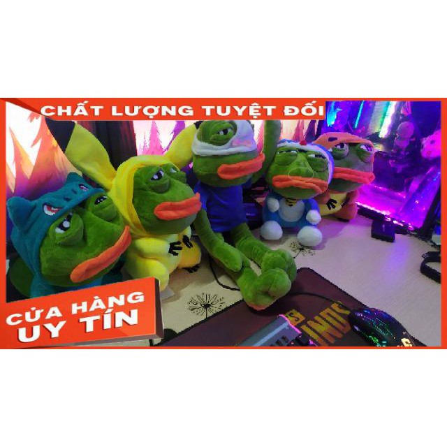 Ếch xanh pepe khuôn mặt biểu cảm - Hàng độc lạ Pepe Frog