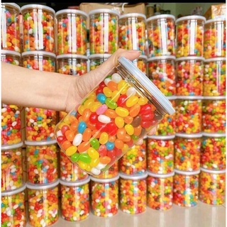 Kẹo bi dẻo trái cây 7 màu hủ pet 500 gram