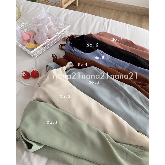 Áo 2 dây chất mát ( bảng màu mới)