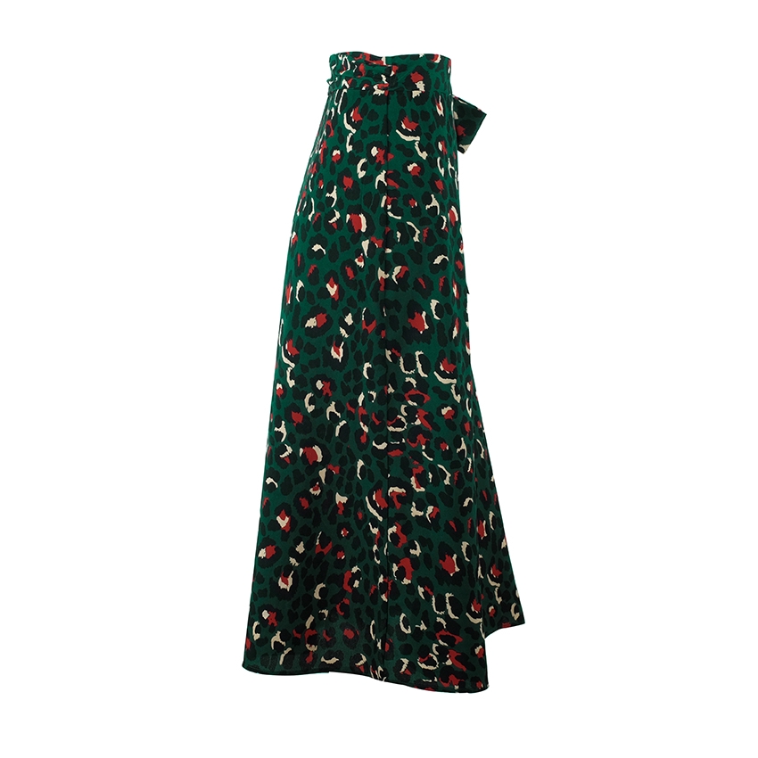 Chân váy lưng cao hoạ tiết da báo phong cách vintage | BigBuy360 - bigbuy360.vn