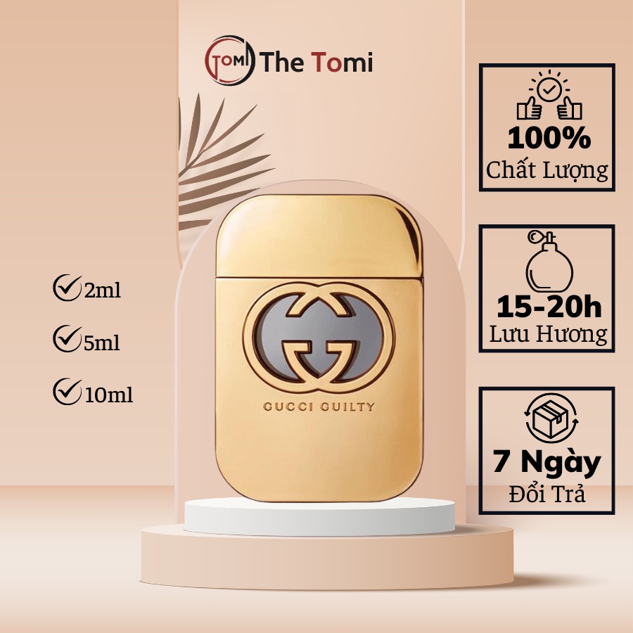 Nước Hoa Nữ Gu.cci Chính Hãng Lưu Hương Lâu size mini