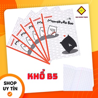 Tập vở học sinh - sinh viên 200 trang 100 trang LUÔN BÌA  Sổ Sinh Viên Heo - vibook cam kết chất lượng