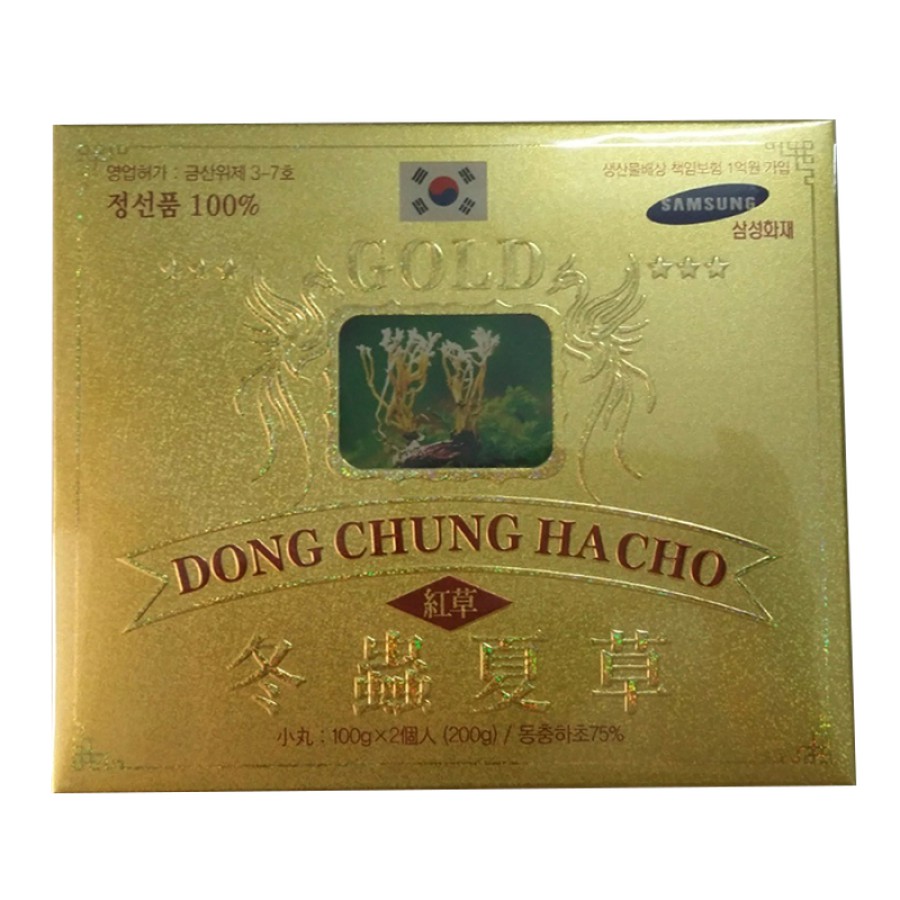 Đông Trùng Hạ Thảo KIM SAM Hàn Quốc Hộp 2 lọ x 100gr