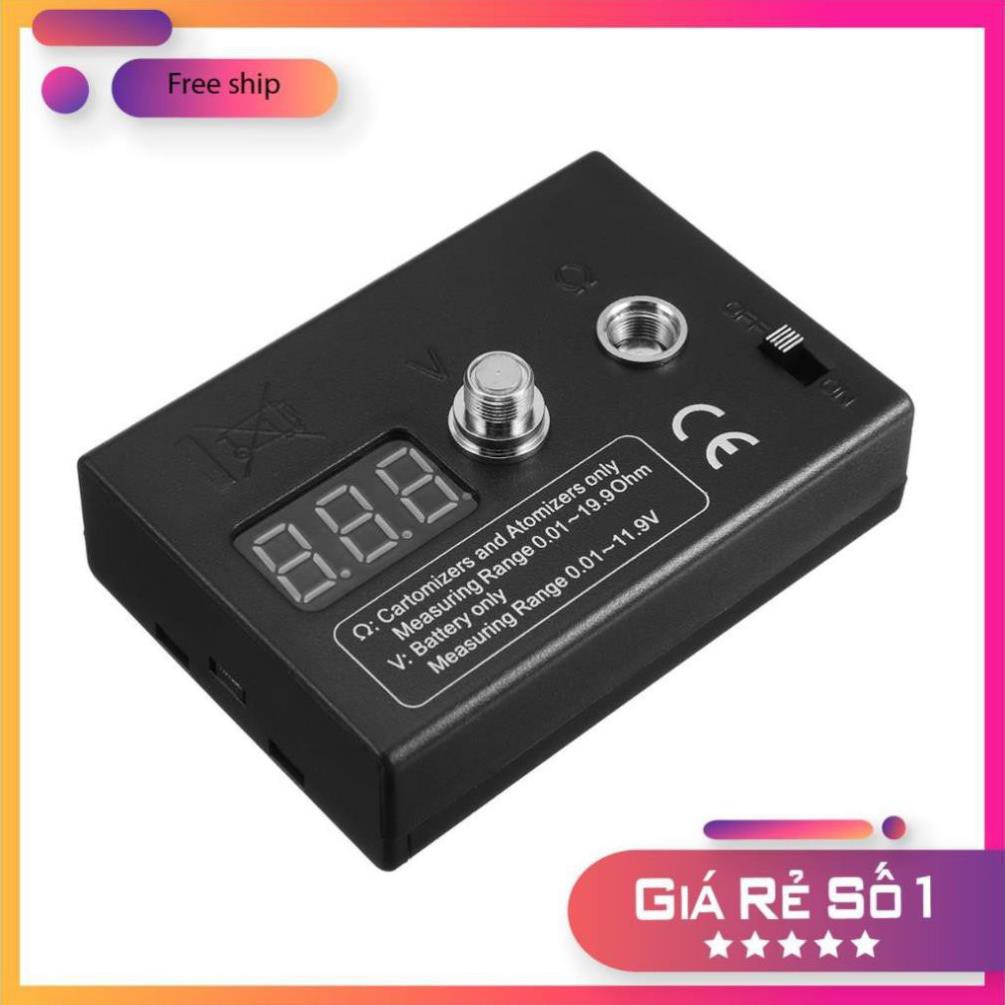 ⚡️Dùng Pin 2AA⚡️ Dụng Cụ Đo Ohm Coil Master Ohm Mete _ Thiết Bị Đo Ohm Điện Tử