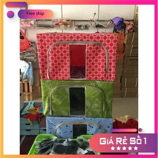 COMBO 2 Túi đựng đồ đa năng có khung sắt  [FREESHIP]
