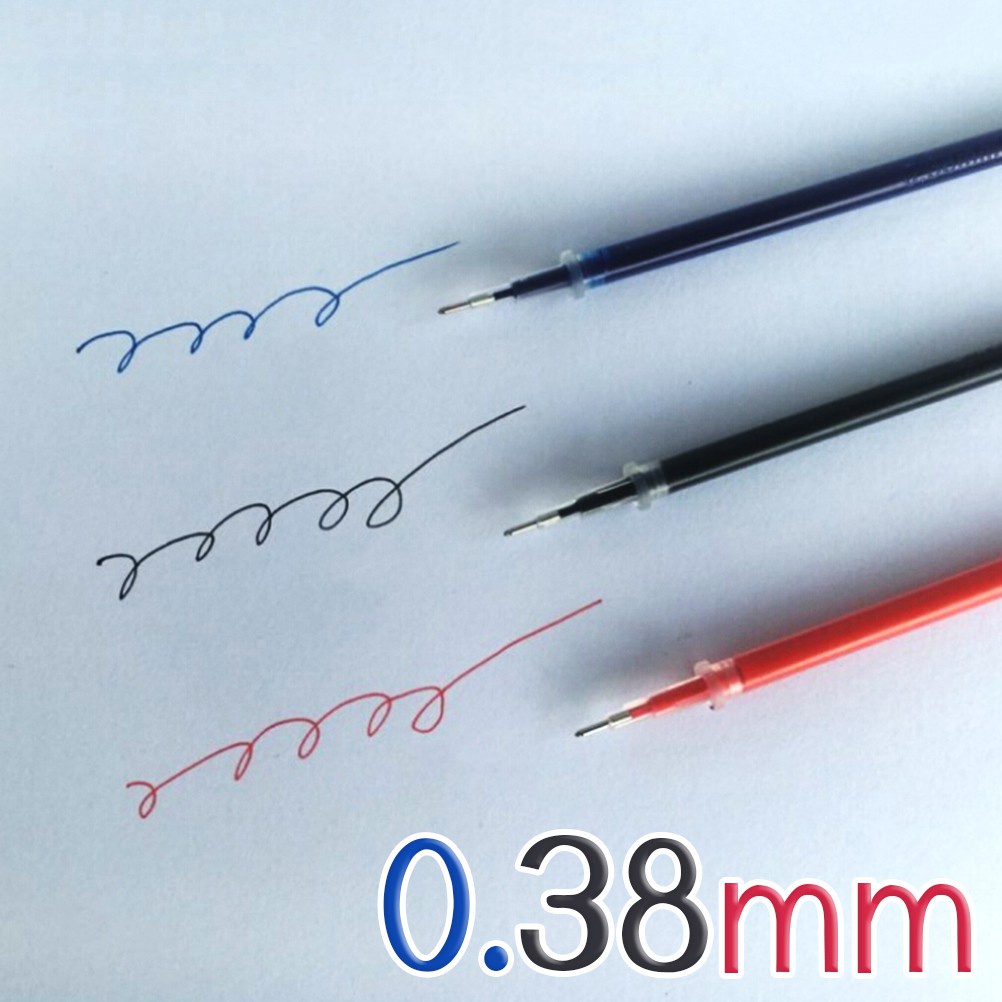 Cod Qipin 25pcs Cheapest Gel Pen Refill 3 Color Ink Replacement 0.5️mm Pen Refill Stationery Office Supply