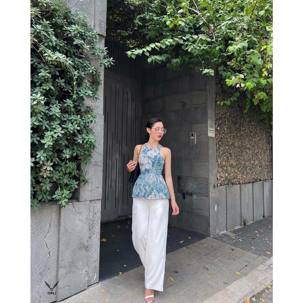 Áo peplum hoa, Clover Shirt - Orli Label