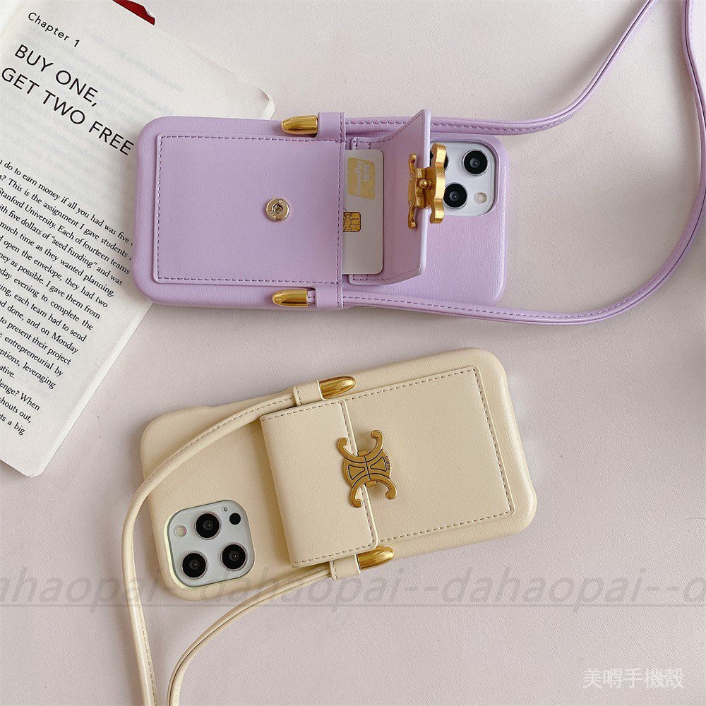 Ốp Điện Thoại Da Màu Trơn Chống Sốc Cho iPhone13 i12 i11 Pro max xr i7plus