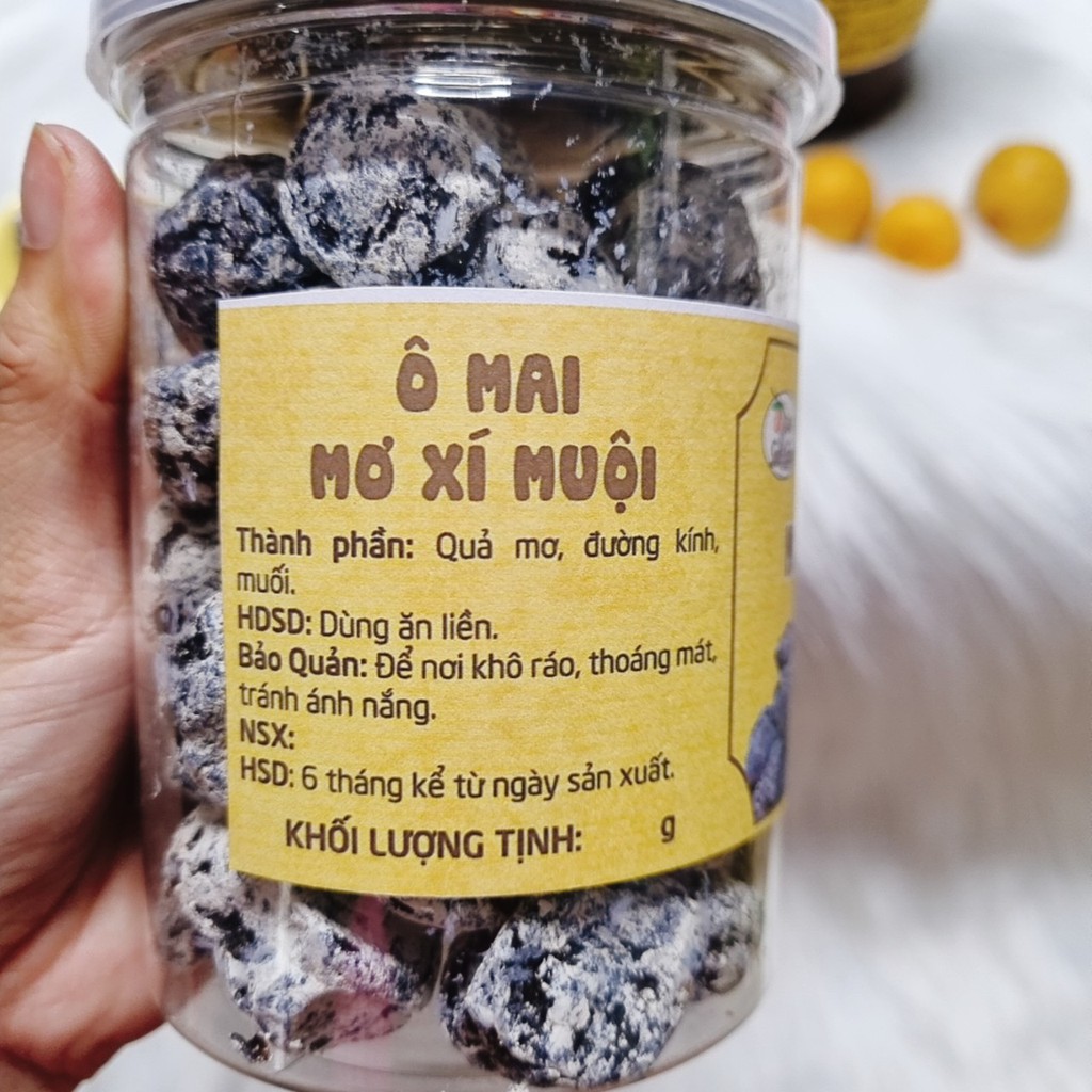 Xí Muội Mơ vị đặc biệt thơm ngon - đóng hộp 250gr, 400gr