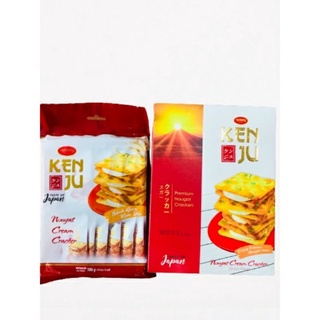 Bánh Nougat Cream Cracker Kenju 186gr -300gr 12 - 18 bánh