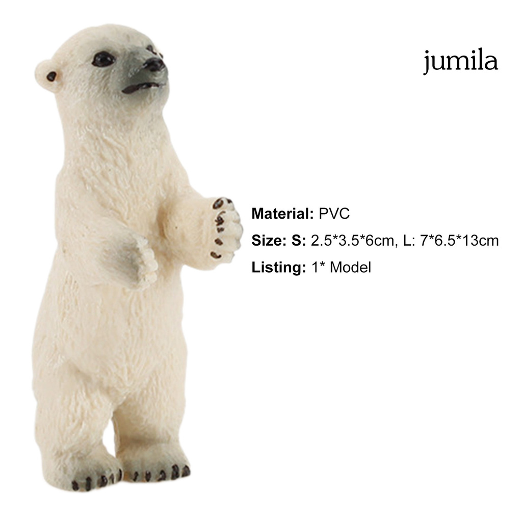 Mô Hình Gấu Bắc Cực Đồ Chơi Cho Bé