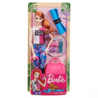 Đồ chơi BARBIE - Chăm sóc sức khỏe Barbie - Thời trang phòng gym -GJG57/GKH73