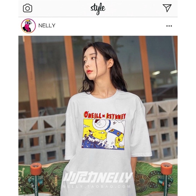 Áo phông nelly heybig sale (có sẵn) oneill