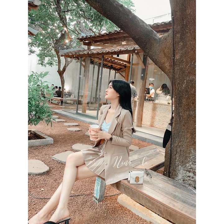 SET BỘ VEST NỮ KÈM CHÂN VÁY CỰC XINH SANG TRỌNG CHO CÁC NÀNG TT