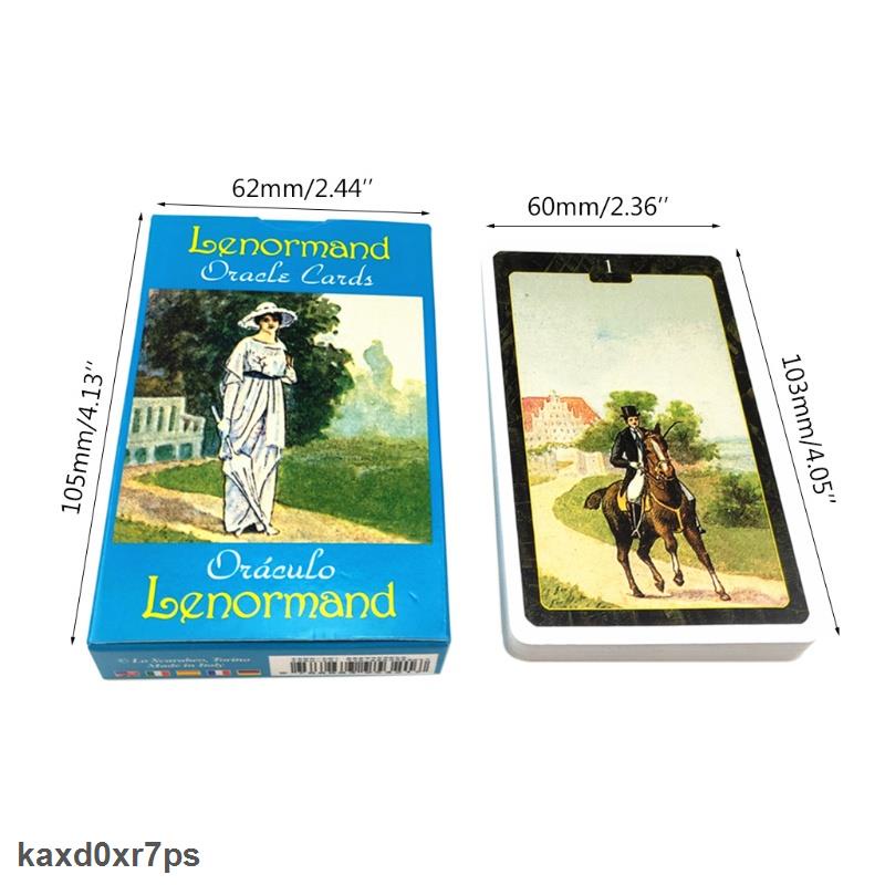 BÁN SỈ Bộ bài tarot bói toán Lenormand 36 lá cao cấp