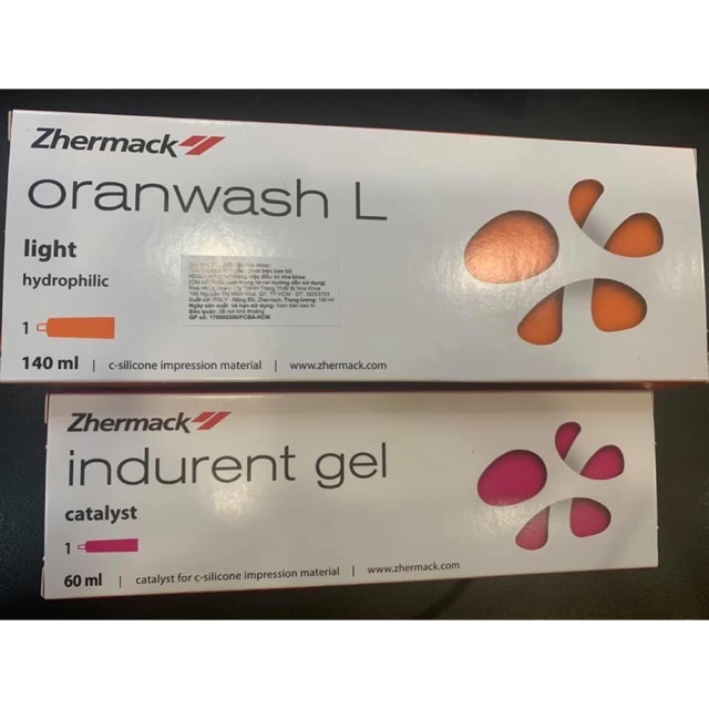 Cao su lỏng Oranwash L + Xúc tác Inderent gel, cao su đặc Zetaplus