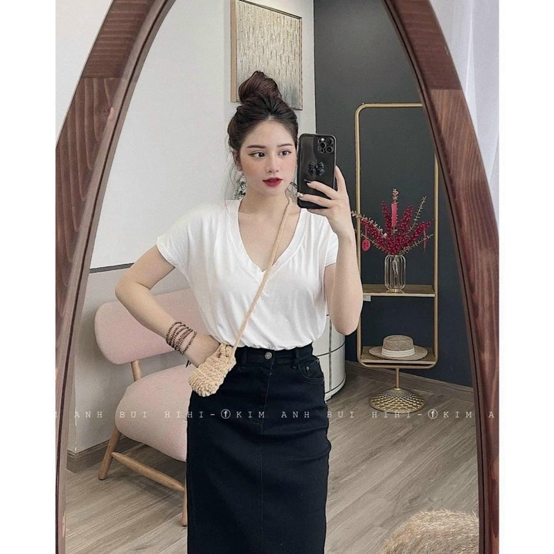 Áo cổ tim cuộn giấy TT12