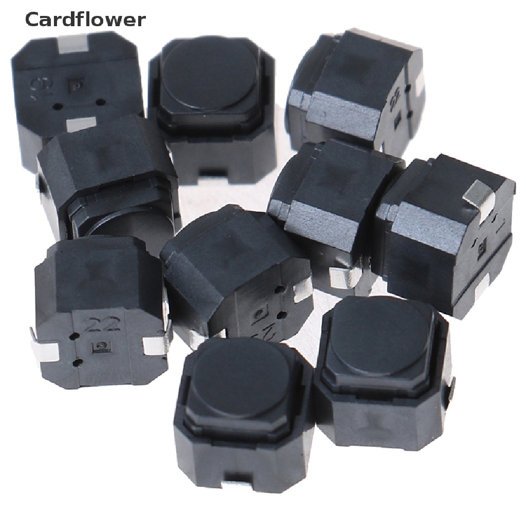 10 Công Tắc Nút Cảm Ứng 6 * 6 * 5mm Bằng Silicon Không Ồn