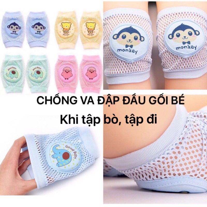 Minchun123:Bọc đầu gối lưới cho bé tập đi, tập bò tránh va đập, đồ bảo vệ tập đi cho bé, đồ dùng an toàn cho bé