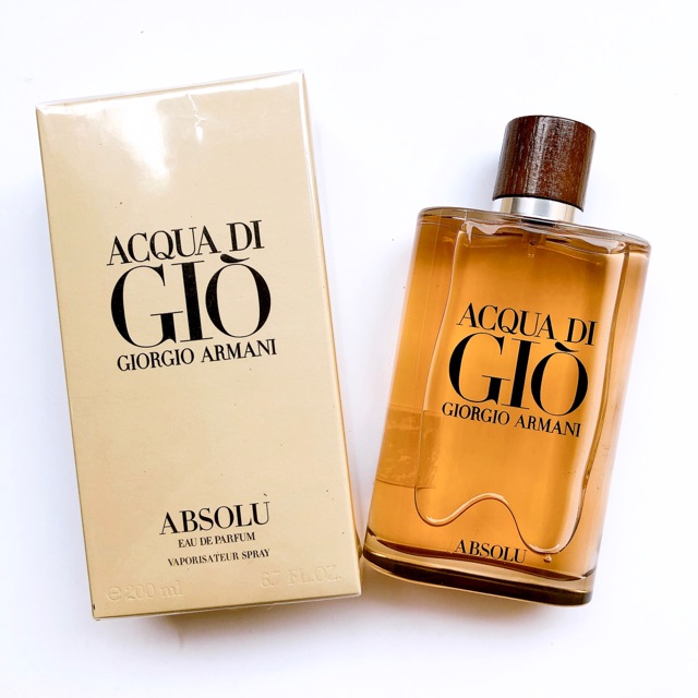 Nước hoa Giorgio Amarni Acqua Di Gio Giò Absolu 75ml EDP Spray / Chuẩn authentic