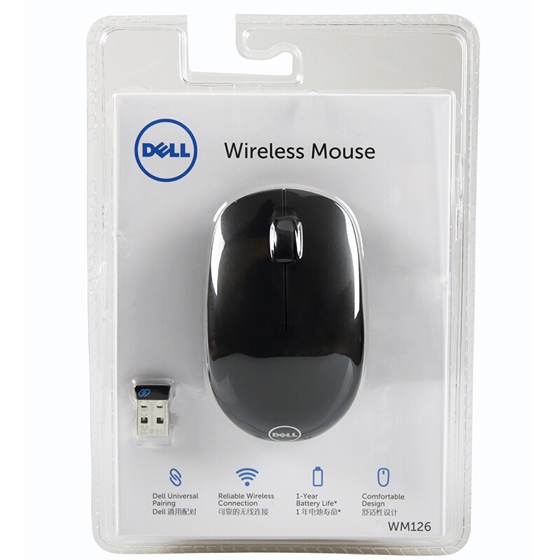 Chuột Quang Không Dây Dell / Dell WM126 Cho Máy Tính