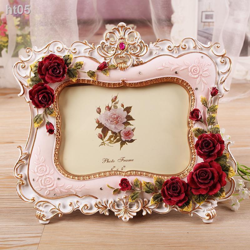 ✌❈Phong cách châu Âu khung ảnh sáng tạo 6 inch 7 cổ điển studio bàn trang điểm cưới trí quà tặng
