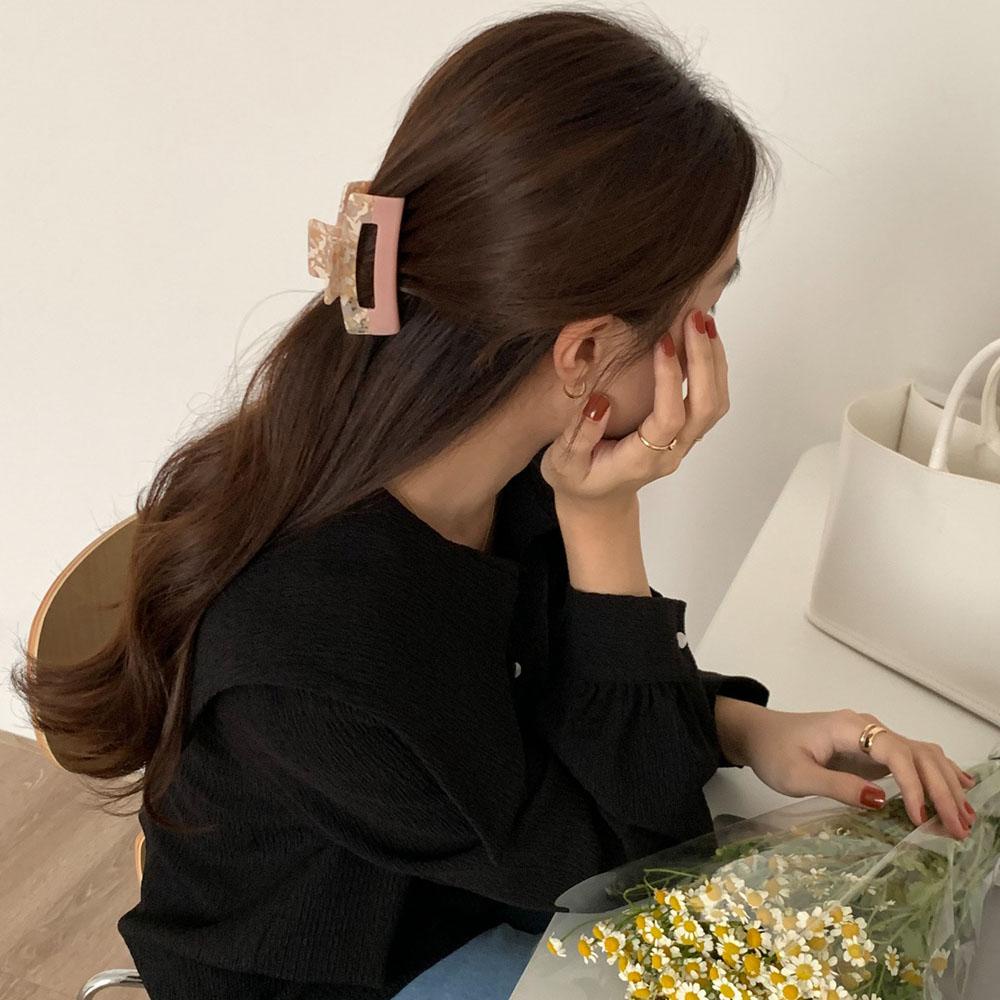 FORBETTER Kẹp TóC Acrylic NhiềU MàU Sang TrọNg ThờI Trang Cho Nữ