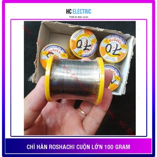 [ HÀNG CHÍNH HÃNG ] Chì hàn ROSHACHI Cuộn lớn 100g