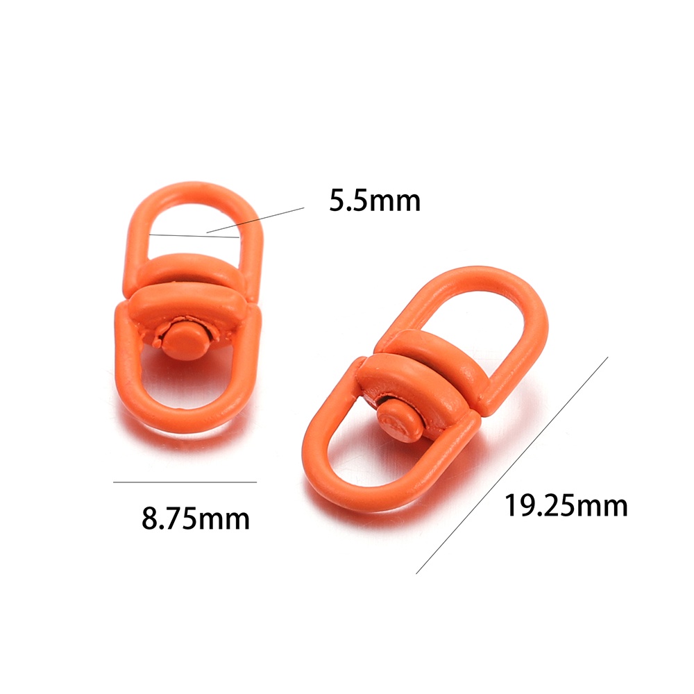 Set 20 vòng kim loại màu kẹo St.kunkka làm móc khóa diy
