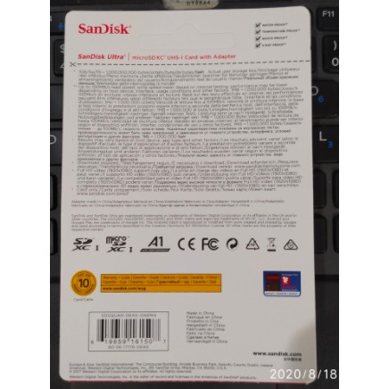 Thẻ Nhớ Sandisk Thẻ Nhớ Micro SD Điện Thoại/ Camera Thương Hiệu Sandisk - Bảo hành 6 tháng