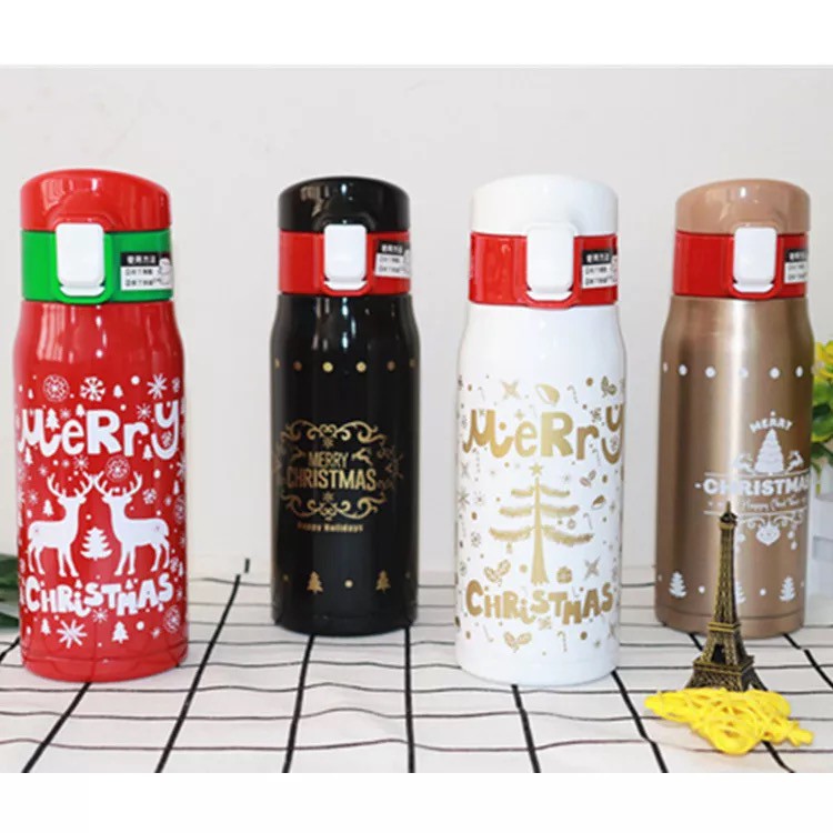 Bình giữ nhiệt cao cấp Giáng Sinh Merry Christmas Noel 500ml